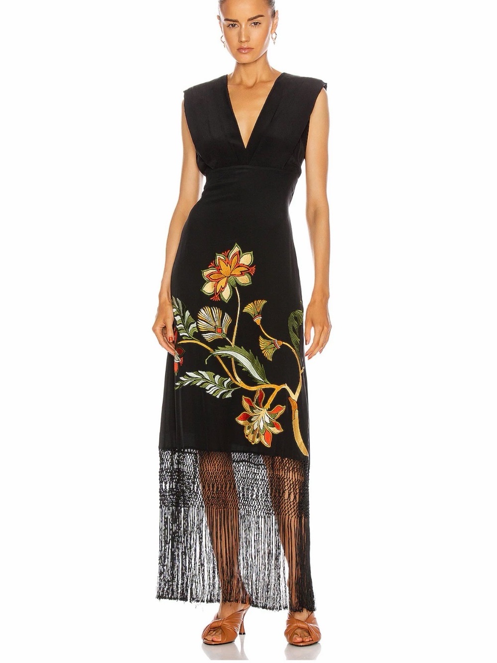 Johanna Ortiz Warrior Goddess Maxi Dress, Size 4